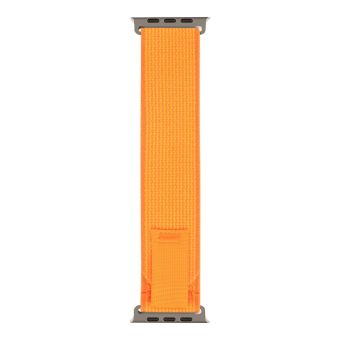 Remienok OBAL:ME Textil Apple Watch 42-49mm M-L oranžový