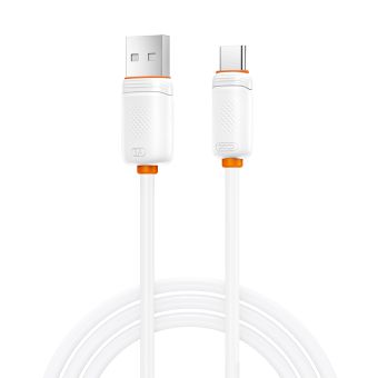 XO NB302, USB-A/USB-C 3A, 1.0m, biely