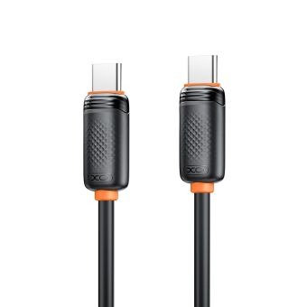 XO NB-Q302B, USB-C/USB-C PD 60W, 1.0m, čierny