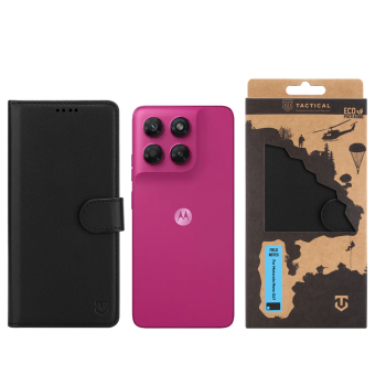 Obal Tactical Field Notes Motorola Moto G47 5G čierny