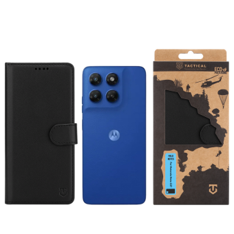 Obal Tactical Field Notes Motorola Moto G37 5G čierny