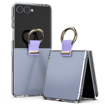 Mercury Golden Bell TPC Samsung Galaxy Z Flip 8 F776 - transparentno-fialové