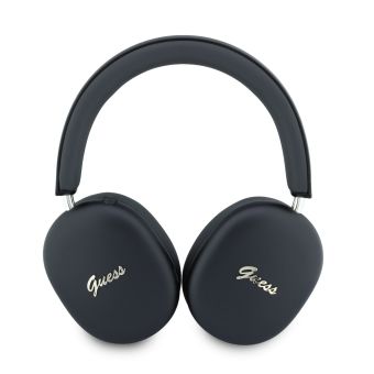 Guess Metallic Finish Gold Script Logo ENC bezdrôtové slúchadlá GUOBHP10HMBSK čierne