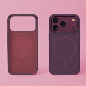 Obal Silicone Thin Mag Apple iPhone 17 Pro Max/18 Pro Max fialový