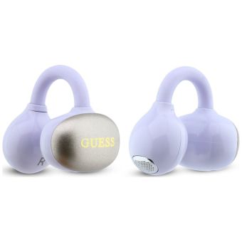 Bezdrôtové slúchadlá OWS Guess Metalic Finish Electropated Parts Classic Logo purple