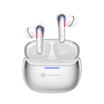 Forcell F-Audio Pulse Pro ANC  Plus ENC TWS strieborné