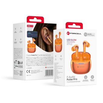Forcell F-Audio Pulse Pro ANC  Plus ENC TWS zlaté