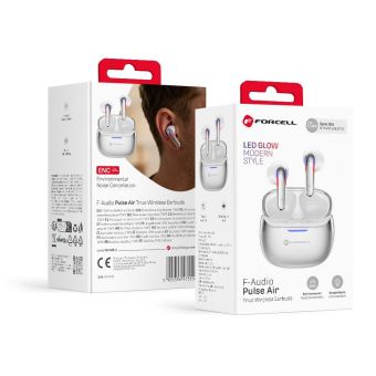Forcell F-Audio Pulse Air ENC TWS strieborné