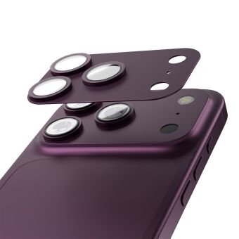 Sklo Etteri Guard objektív fotoaparátu iPhone 18 Pro Max - višňové (cherry)