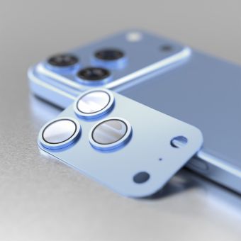 Sklo Etteri Guard objektív fotoaparátu iPhone 18 Pro Max - nebesky-modré