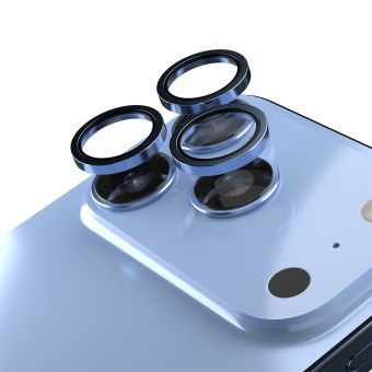Sklo Etteri objektívy fotoaparátu iPhone 18 Pro/18 Pro Max - nebesky-modré (oddelené)