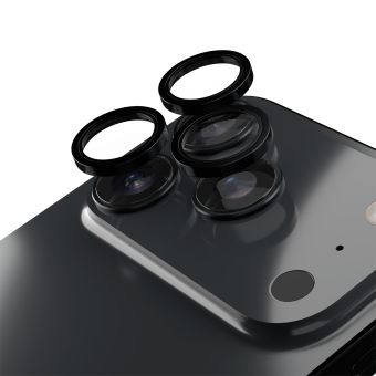 Sklo Etteri objektívy fotoaparátu iPhone 18 Pro/18 Pro Max - tmavo-šedé (oddelené)