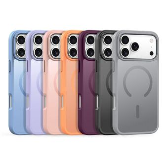 DUX DUCIS YIND MagSafe TPU/TPC  iPhone 18 Pro Max/17 Pro Max (Open Ring Version) - svetlo-modré