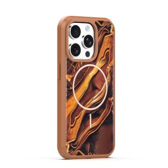 Obal Golden Autumn Apple iPhone 15 Pro hnedý