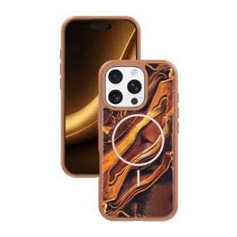 Obal Golden Autumn Apple iPhone 16 Pro Max hnedý