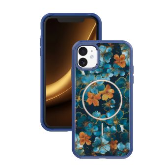 Obal Golden Autumn Apple iPhone 11 modrý