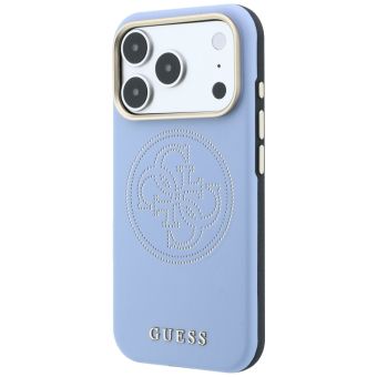 Originál Guess PU Semi Wrap Perforated 4G Logo MagSafe iPhone 17 Pro Max/18 Pro Max Blue