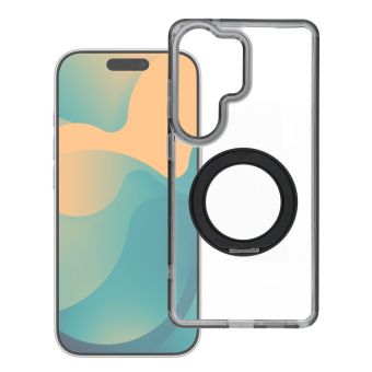 Frame Clear Hybrid MagSafe TPU/TPC Xiaomi Redmi 17 LTE/5G - čierny