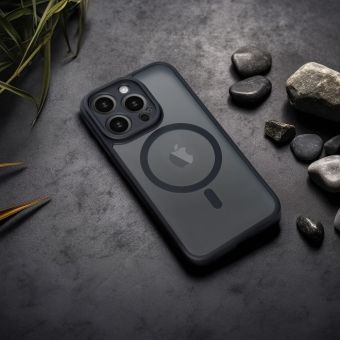 Case for Xiaomi Redmi Note 17 4G / 5G Full Matte Mag Cover compatible with MagSafe black