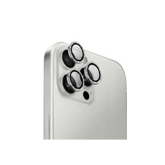 UNIQ Optix Aluminium Camera Lens Protector Apple iPhone 16 Pro/16 Pro Max white shimmer