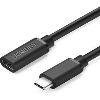 External cable USB-C 3.1 UGREEN, 4K, 60W, 0.5m, Black