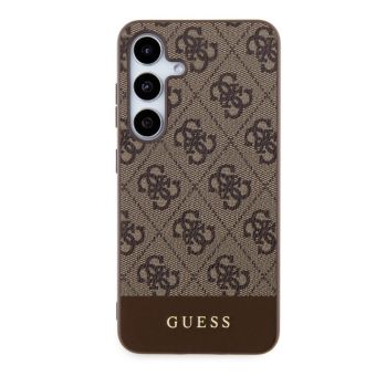 Obal Guess PU 4G Stripe Samsung Galaxy S24+ 5G S926 GUHCS24MG4GLBRBrown