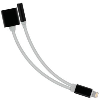 Adapter HF/audio  Plus charging Apple iPhone 7/8/7 Plus/8 Plus - Jack 3,5mm