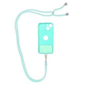 Nastaviteľná šnúrka na mobil - mätová