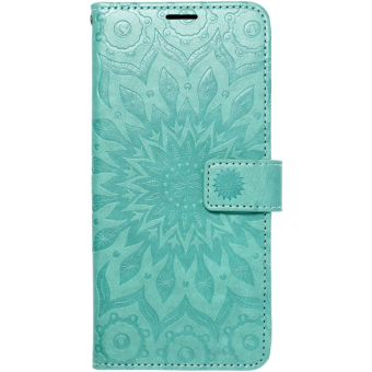 Obal MEZZO Book Xiaomi Redmi Note 14 Pro 5G/14 Pro+ 5G mandala zelený