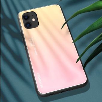 Obal Gradient Glass Apple iPhone 12 mini ružový