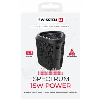 SWISSTEN SPECTRUM 15W čierny