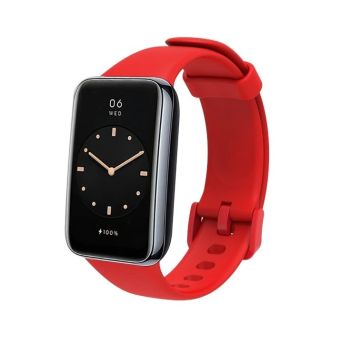 Silikónový náhradný náramok pre Xiaomi Smart Band 7 Pro červený