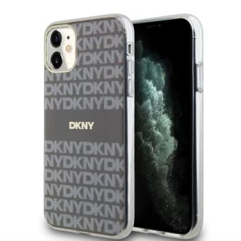 Obal DKNY PC/TPU Repeat Pattern Tonal Stripe Magsafe Apple iPhone 11 DKHMN61HRHSEE béžový