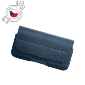 Obal FIXED Posh Koža 5XL - 147.0x83.0x9.7 mm - modrý