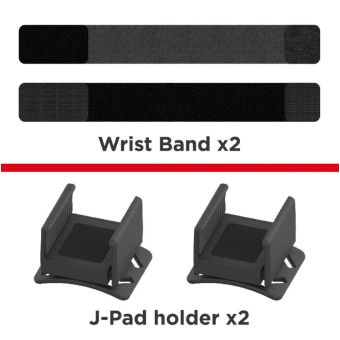 iPega SW2136 športové pásky pre Nintendo Switch 2 JoyCon čierne