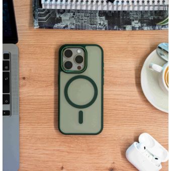 Obal SWISSTEN MagStick FLEX Apple iPhone 15 Pro zelený