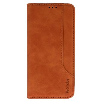 Obal Wonder Prime Book Samsung Galaxy A51 A515 hnedý
