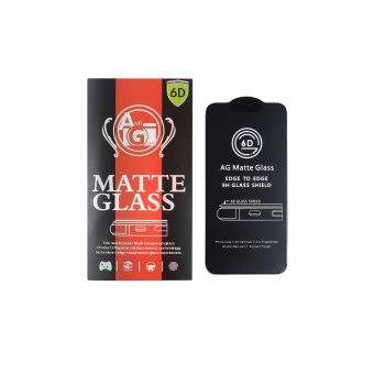 Ochranné sklo 6D Matné Apple iPhone 13/13 Pro/14/16e čierne