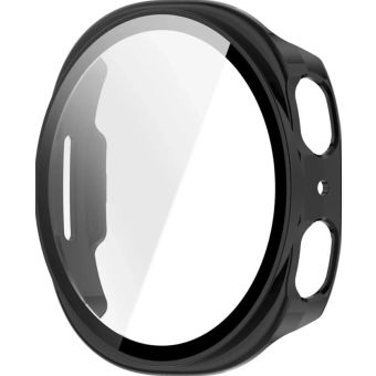 Ochranné puzdro/sklo Bizon Case PlusGlass Watch Samsung Galaxy Watch 8 40mm čierne