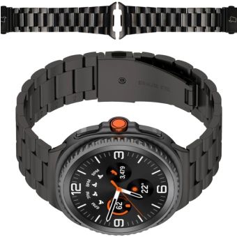 Remienok Bizon Strap Watch Aura Samsung Galaxy Watch 8 40mm/44mm/8 Classic 46mm čierny