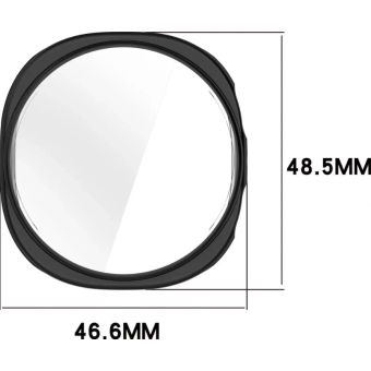 Ochranné puzdro/sklo Bizon Case Watch Felipe Samsung Galaxy Watch 8 44mm čierne