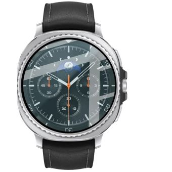 Ochranné sklo Bizon Glass Watch Edge Hybrid Samsung Galaxy Watch 8 Classic 46mm čierne