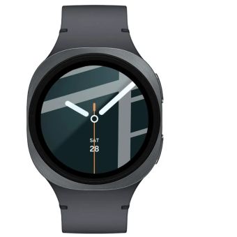Ochranné sklo Bizon Glass Watch Edge Hybrid Samsung Galaxy Watch 8 44mm čierne