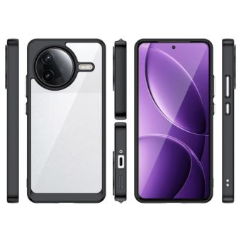 Obal Outer Space POCO F7 Ultra 5G transparentno-čierny