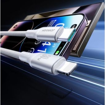 Joyroom S-A28 Flash Series, kábel USB-C/Lightning 30W, 2m, biely