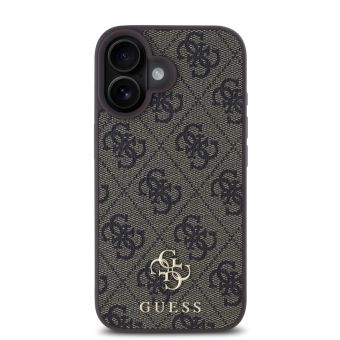 Obal Guess PU 4G Small Metal Logo MagSafe Apple iPhone 16 GUHMP16SP4SM4MW Brown