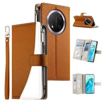 Obal Multi Zipper Book Honor Magic7 Lite 5G hnedý