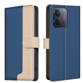 Obal Binfen Book RFDI Xiaomi Redmi 15C/POCO C85 modro-béžový