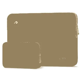 Tech-Protect Puffy Laptop 13-14" case + accessory bag, čierny, obal na notebook