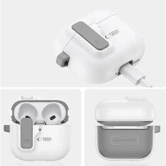 Tech-Protect Slim Hook Apple AirPods 4 White